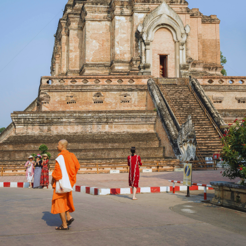 Slot Thailand Volunteer di Kuil Buddha Chiang Mai